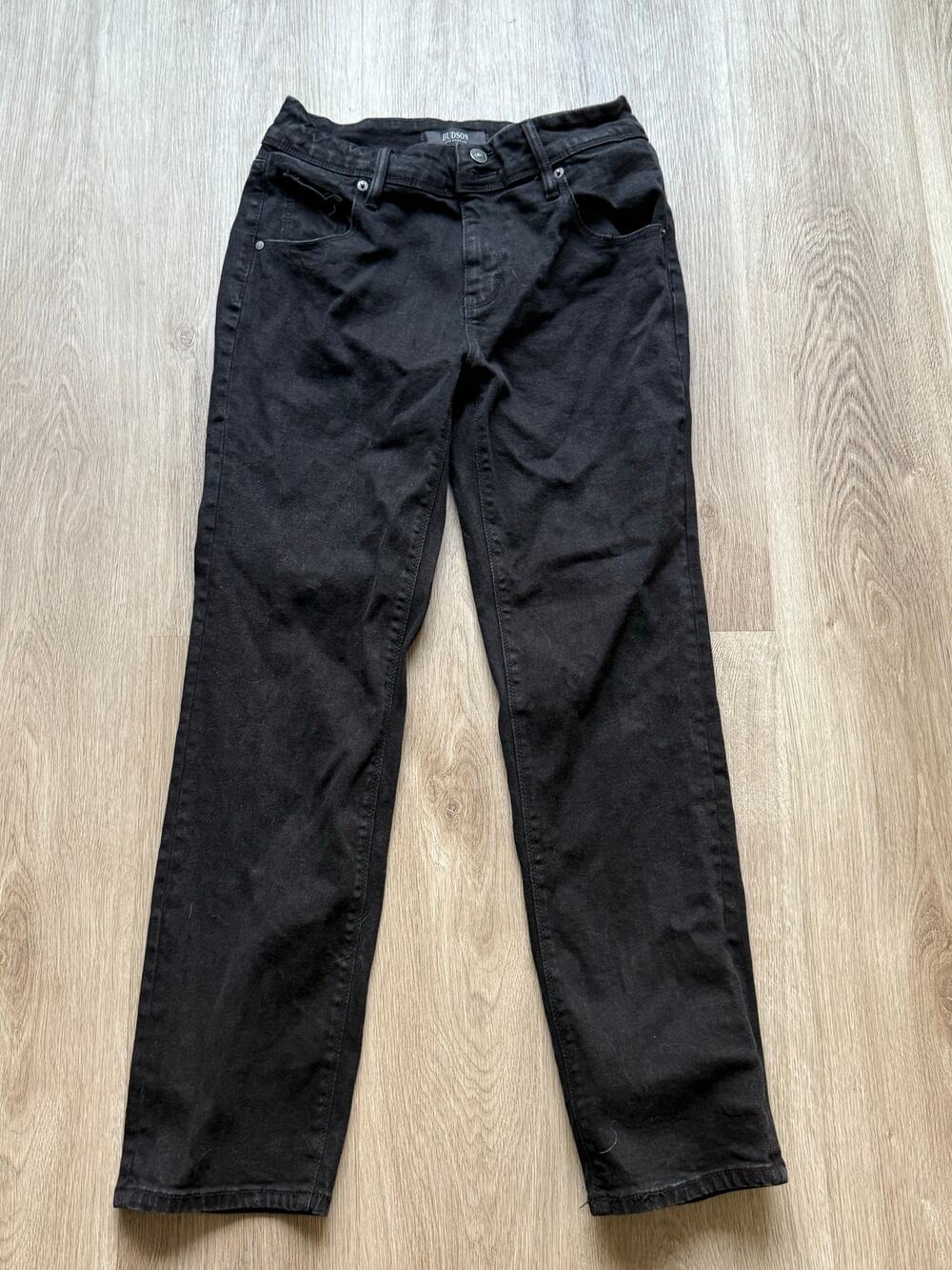 Hudson Women's Black Denim Jeans, women's size 6